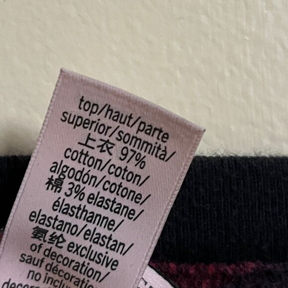 VS 2 piece Plaid Waffle Thermal Pajamas Set Small - Picture 7 of 7